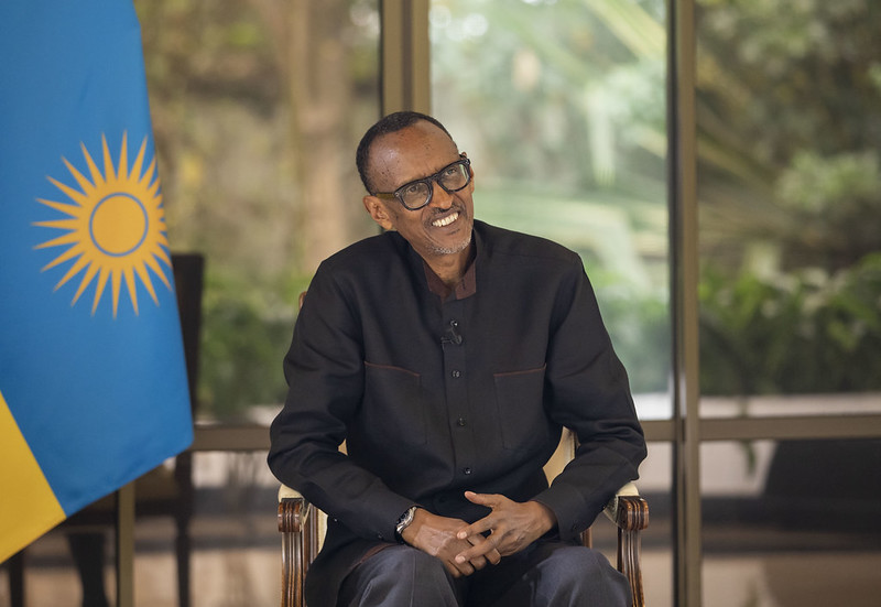 Perezida Kagame yibiye