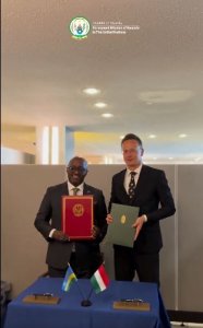 U Rwanda na Hongrie byinjiye mu bufatanye mu bya Siporo
