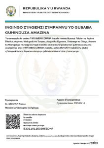 TWIYAMBARIZIMANA Isabelle yasabye guhindura amazina akitwa MUVUNYI Isabelle