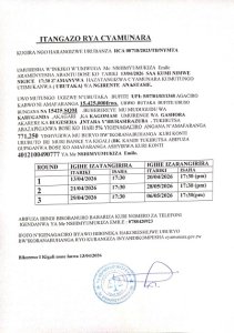 ITANGAZO RYA CYAMUNARA Y'UMUTUNGO UTIMUKANWA