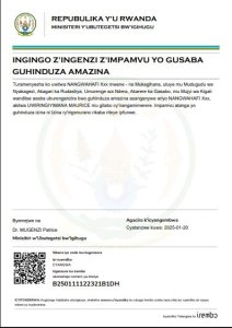 NANGWAHAFI Xxx yasabye guhindura amazina akitwa UWIRINGIYIMANA MAURICE