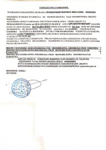 ITANGAZO RYA CYAMUNARA Y'UMUTUNGO UTIMUKANWA