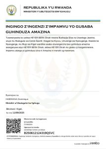 HEYER Bera Dinah yasabye guhindura amazina akitwa HEYER Dinah