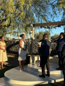 Miss Rwanda 2012 yasezeranye mu mategeko n'umukunzi we