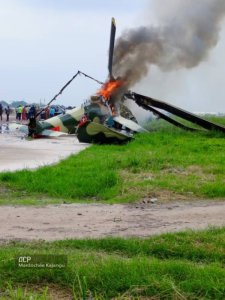 Indege y'igisirikare cya RDC yagurumanye ihitana abari bayirimo