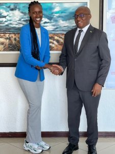 Bwiza yakiriwe na Ambasaderi w'u Rwanda muri Mozambique