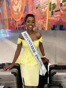 Tuyishime Keita yabaye Umunyarwanda wa mbere uhatanye muri Miss Universe