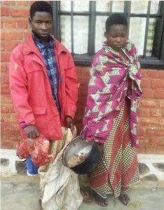 Rutsiro haravugwa umugabo n'umugore bafatanywe inyama zitetse bazibye