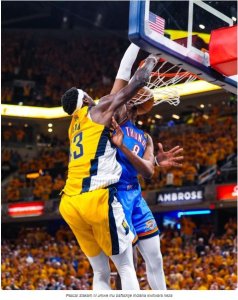 NBA: Indiana Pacers yatsinze Oklahoma, iyibuza Igikombe cya Shampiyona
