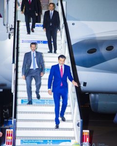 Umuyobozi w'ikirenga wa Qatar yageze mu Rwanda mu nama ya #CHOGM2022