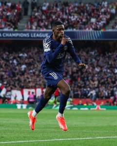 PSG yatsinze Arsenal mu mukino ubanza wa ½ cya UEFA Champions League