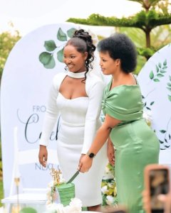 Umuhanzikazi Vestine umaze amezi atanu asezeranye yakorewe ibirori bibanziria ubukwe 