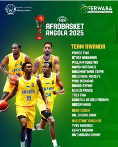 Basketball: Abakinnyi ikipe y'igihugu izakoresha mu gikombe cya Afurika