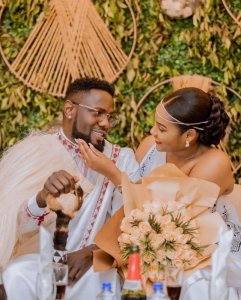 Bijoux yabwiye amagambo aryohereye umugabo we Sentore barushinze