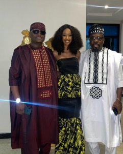 Miss Nishimwe Naomie na Paul bishimiye uko bakiriwe muri Nigeria{AMAFOTO}