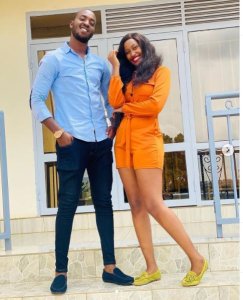 Miss Muyango yatomoye umugabo we ,Kimenyi Yves amwereka urwo amukunda 