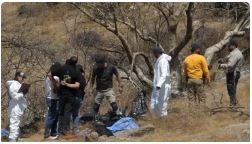 Mexico: Urujijo ku bikapu 45 byavumbuwe byuzuyemo imibiri y'abantu