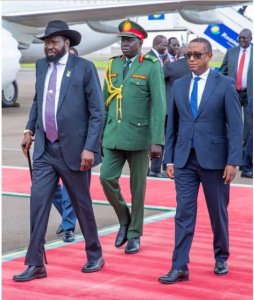 Perezida Salva Kiir wa Sudani y'Epfo ari mu ruzinduko mu Rwanda