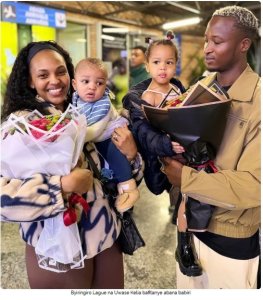 Byiringiro Lague yagaruye umugore n'Abana be mu Rwanda