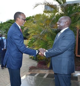 Perezida Kagame yitabiriye irahira rya William Ruto muri Kenya [Amafoto]