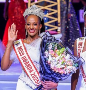 Muhoza yahishuye uko yatunguwe no kwambikwa ikamba rya Miss Uganda