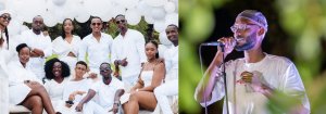 Mu mafoto reba uko ibyamamare byaserutse byambaye mu birori bya ‘Dîner en Blanc'