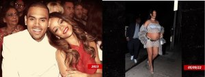 Chris Brown yageneye ubutumwa uwabaye umukunzi we Rihanna wibarutse imfura [AMAFOTO]