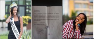 Hasohotse ifoto y'urwandiko bicyekwa ko rwafungishije Miss Iradukunda Elsa[AMAFOTO]
