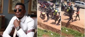 Amashusho ya Jose Chameleone akubita umumotari mu muhanda yanenzwe na benshi