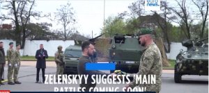 Ukraine:Perezida Zelenskyy yateguje ingabo ze urugamba rukomeye ku mwanzi