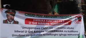 Burundi: Lt. Gen. Nshimirimana wari imbere muri basoma mbike ba nkurunziza yibutswe