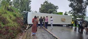 Shyorongi: Impanuka yakomerekeje abagenzi ku muhanda wa Kigali - Musanze