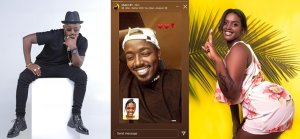 Shazz wavuzwe mu ifungwa rya Davis D ari mumunyenga w'urukundo n'umuhanzi ukomeye wo muri Uganda[Amafoto]