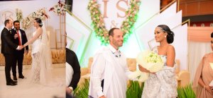 Ihere ijisho amafoto yaranze ubukwe bw'umunyamidelikazi ufite izina rikomeye mu Rwanda [AMAFOTO]