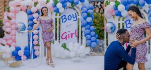 Miss Umutesi Lea ari kwitegura kwibaruka nyuma y'ukwezi akoze ubukwe(AMAFOTO)