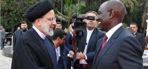 Perezida wa Iran yageze muri Kenya bwambere mu myaka 10 adakandagira muri Afurika