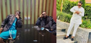 Platini P yerekeje mu gihugu cya Nigeria aherekejwe n'abarimo Dj Brianne