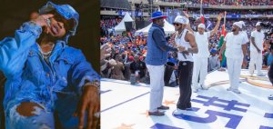 Diamond wamamaje Raila Odinga utahiriwe n'insinzi yagize icyo abivugaho