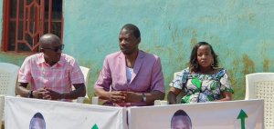 Umukandida Mpayimana yageze ku Nkombo abizeza ikintu gikomeye azabakorera