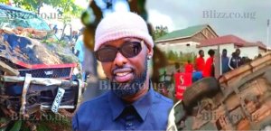 Eddy Kenzo na bagenzi be bakoze impanuka Imana ikinga ukuboko