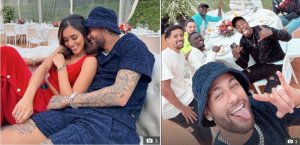 Mu birori by'intsinzi ya Paris Saint-Germain, Neymar yaserukanye n'umukunzi we