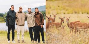  Abakinnyi ba Paris Saint-Germain basuye Pariki y'Akagera muri gahunda ya Visit Rwanda[Amafoto]