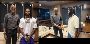 Imbamutima za Diamond nyuma yoguhura na Perezida Kagame[VIDEO]