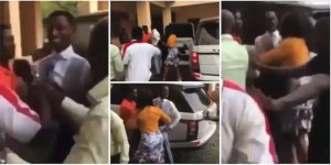 Umupasiteri yakubiswe n'abayoboke be nyuma yo gufata amaturo yabo akayaguramo Range Rover