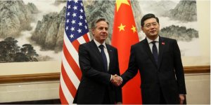 Blinken wa Amerika yasuye Ubushinywa mu ruzinduko rw'amateka