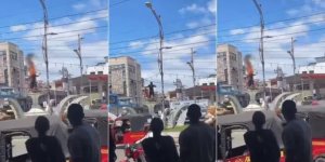 Umugabo yitwikiye mu ruhame araguruma kubera izamuka ry'ibiciro ku isoko