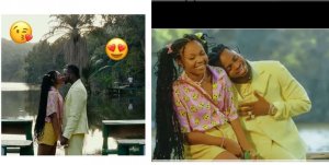 Bwa mbere Diamond na Zuchu bahamije ko bari mu munyenga w'Urukundo basomanira ku karubanda[AMAFOTO]