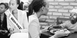 Miss Muheto yifatanyije n'abana bafite ubumuga kwizihiza umunsi w'umwana w'umunyafurika(AMAFOTO)