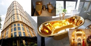 Hoteli ya mbere ku Isi isize Zahabu imbere n'inyuma yafunguwe