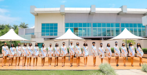 Miss Rwanda 2022: Mu makanzu meza cyane, Abakobwa 20 berekeje mu mwiherero i Nyamata
